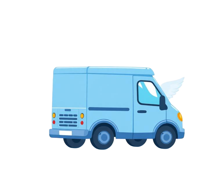 Heavy-duty truck illustration